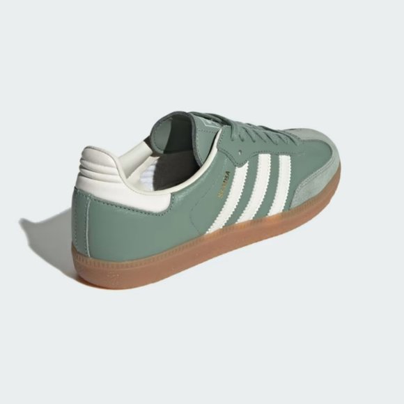 Adidas Green Gazelle Sneakers with Suede Upper - Picture 5 of 8